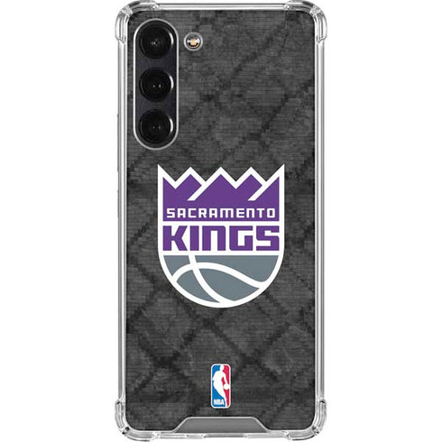 NBA Sacramento Kings Blast Rust Galaxy S24 FE Clear Case