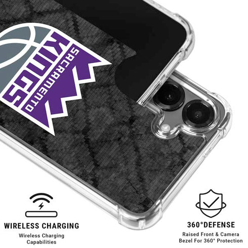 NBA Sacramento Kings Blast Rust Galaxy S26 Clear Case
