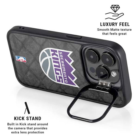 NBA Sacramento Kings Blast Rust iPhone 13 Pro Max Kickstand Case