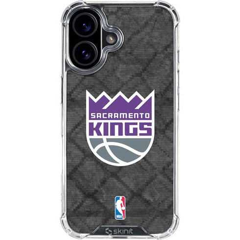 NBA Sacramento Kings Blast Rust iPhone 16 Plus Clear Case