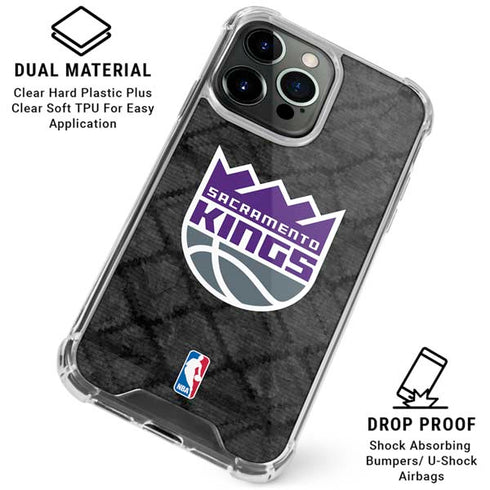 NBA Sacramento Kings Blast Rust iPhone 16 Pro Clear Case