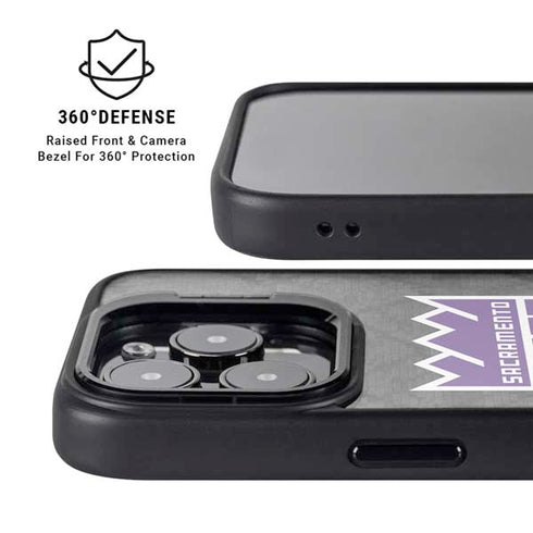 NBA Sacramento Kings Blast Rust iPhone 16 Pro Max Kickstand Case