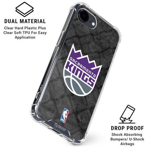 NBA Sacramento Kings Blast Rust iPhone 16e Clear Case