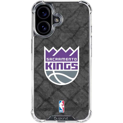 NBA Sacramento Kings Blast Rust iPhone 17 Clear Case