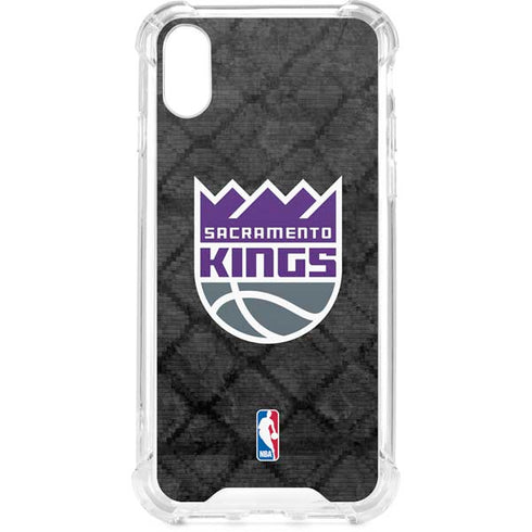 NBA Sacramento Kings Blast Rust iPhone XS Clear Case