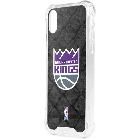 NBA Sacramento Kings Blast Rust iPhone XS Clear Case