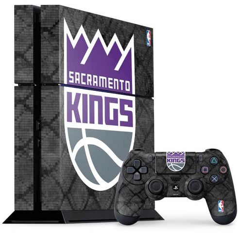 NBA Sacramento Kings Blast Rust PS4 Console and Controller Bundle Skin