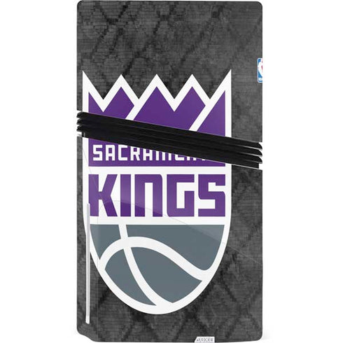 NBA Sacramento Kings Blast Rust PS5 Pro Disk Console Skin