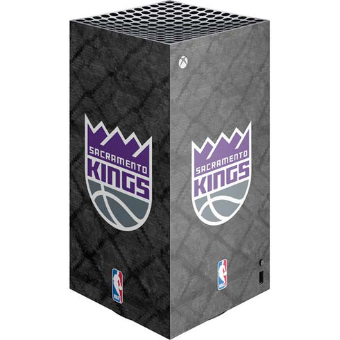 NBA Sacramento Kings Blast Rust XBox Series X Digital Edition Console Skin