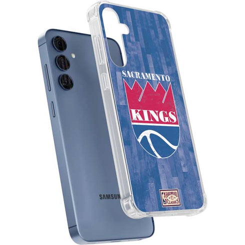 NBA Sacramento Kings Hardwood Classics Galaxy A35 5G Clear Case