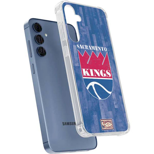 NBA Sacramento Kings Hardwood Classics Galaxy A55 5G Clear Case
