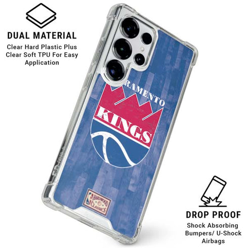 NBA Sacramento Kings Hardwood Classics Galaxy S25 Ultra Clear Case