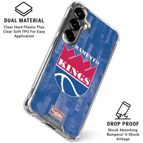NBA Sacramento Kings Hardwood Classics Galaxy S26 Plus Clear Case