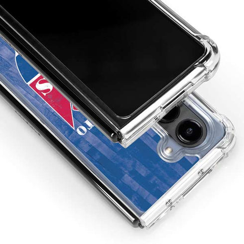 NBA Sacramento Kings Hardwood Classics Galaxy Z Fold5 5G Clear Case