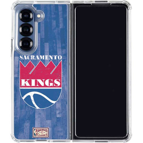 NBA Sacramento Kings Hardwood Classics Galaxy Z Fold6 Clear Case