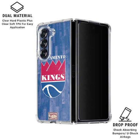 NBA Sacramento Kings Hardwood Classics Galaxy Z Fold6 Clear Case