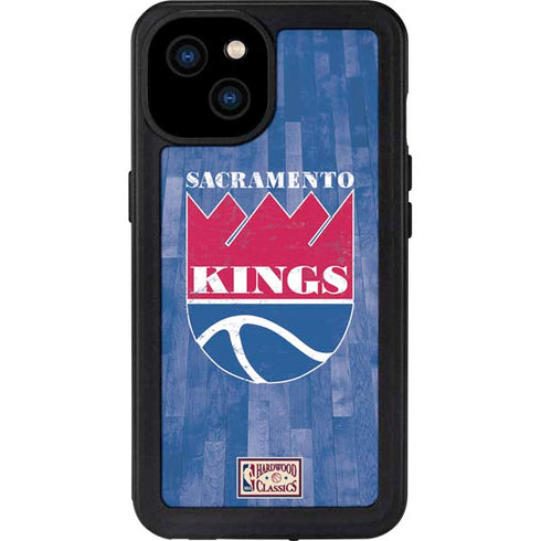NBA Sacramento Kings Hardwood Classics iPhone 15 Plus Waterproof Case