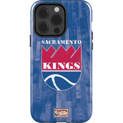 NBA Sacramento Kings Hardwood Classics iPhone 15 Pro Impact Case
