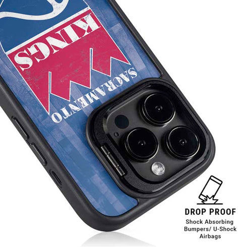 NBA Sacramento Kings Hardwood Classics iPhone 15 Pro Max Kickstand Case