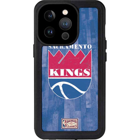 NBA Sacramento Kings Hardwood Classics iPhone 15 Pro Waterproof Case