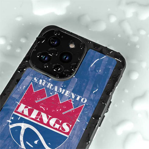 NBA Sacramento Kings Hardwood Classics iPhone 15 Pro Waterproof Case