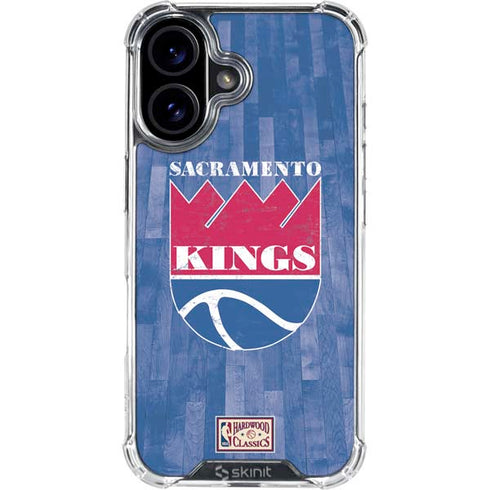 NBA Sacramento Kings Hardwood Classics iPhone 16 Clear Case