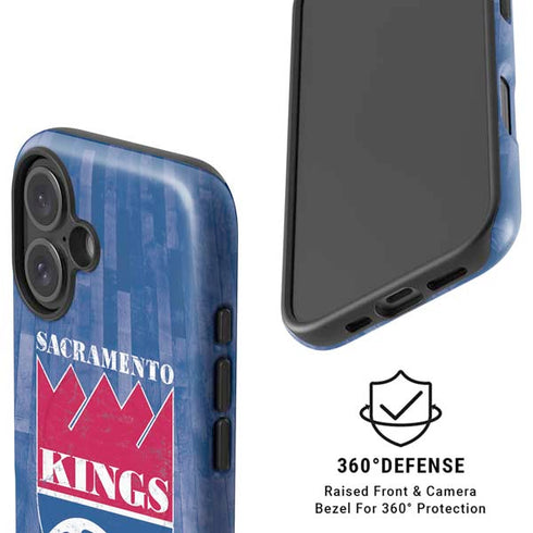 NBA Sacramento Kings Hardwood Classics iPhone 16 Magsafe Impact Case