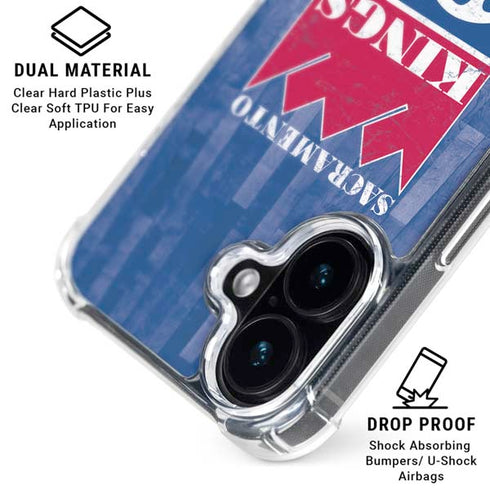 NBA Sacramento Kings Hardwood Classics iPhone 16 Plus MagSafe Case