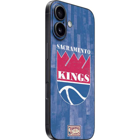 NBA Sacramento Kings Hardwood Classics iPhone 16 Plus Skin