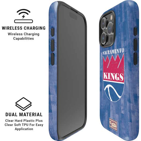 NBA Sacramento Kings Hardwood Classics iPhone 16 Pro Magsafe Impact Case