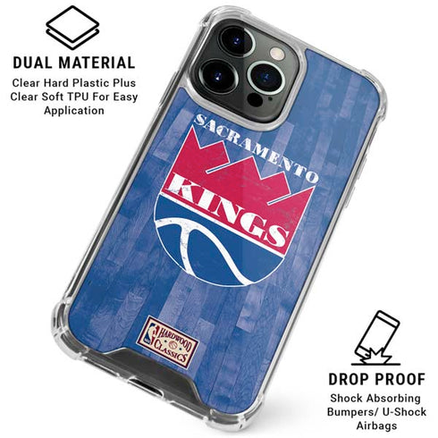NBA Sacramento Kings Hardwood Classics iPhone 16 Pro Max Clear Case