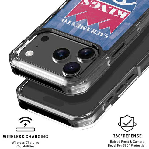 NBA Sacramento Kings Hardwood Classics iPhone 18 Pro Clear Case
