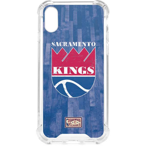 NBA Sacramento Kings Hardwood Classics iPhone XS Clear Case