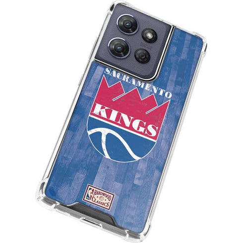 NBA Sacramento Kings Hardwood Classics Moto G 5G (2025) Clear Case