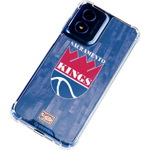 NBA Sacramento Kings Hardwood Classics Moto G 5G (2024) Clear Case
