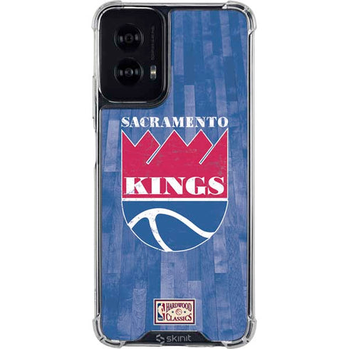 NBA Sacramento Kings Hardwood Classics Moto G Power 5G (2024) Clear Case