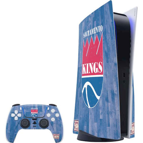 NBA Sacramento Kings Hardwood Classics PlayStation PS5 Skins