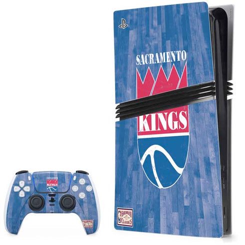 NBA Sacramento Kings Hardwood Classics PS5 Pro Bundle Skin