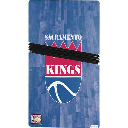 NBA Sacramento Kings Hardwood Classics PS5 Pro Console Skin