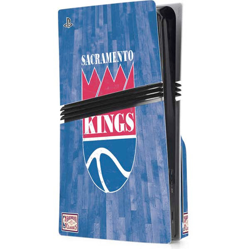 NBA Sacramento Kings Hardwood Classics PS5 Pro Disk Console Skin