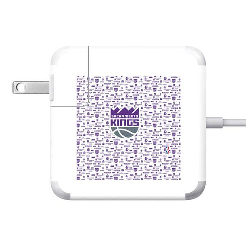 NBA Sacramento Kings History Logo Blast 85W Power Adapter (15 and 17 inch MacBook Pro Charger) Skin