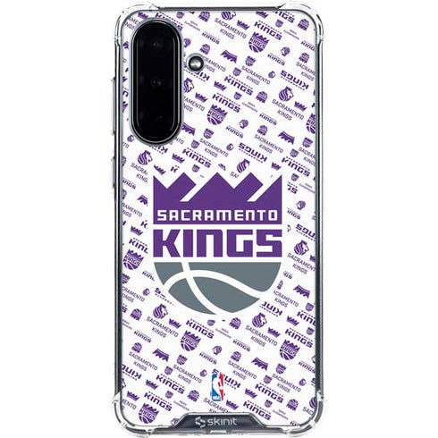 NBA Sacramento Kings History Logo Blast Galaxy A36 5G Clear Case