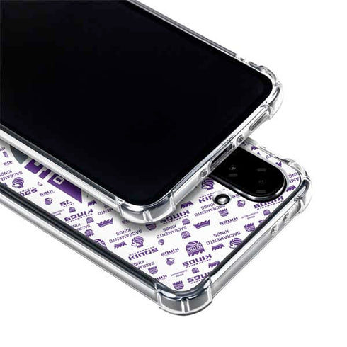 NBA Sacramento Kings History Logo Blast Galaxy A36 5G Clear Case