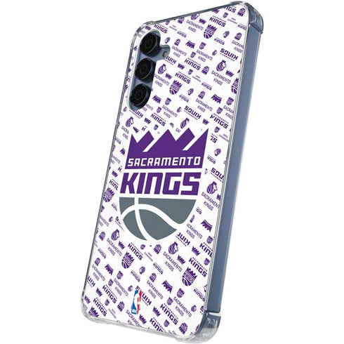NBA Sacramento Kings History Logo Blast Galaxy A55 5G Clear Case