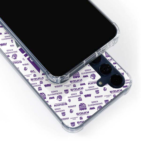 NBA Sacramento Kings History Logo Blast Galaxy A55 5G Clear Case