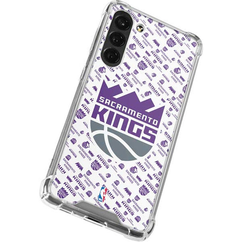 NBA Sacramento Kings History Logo Blast Galaxy S24 FE Clear Case