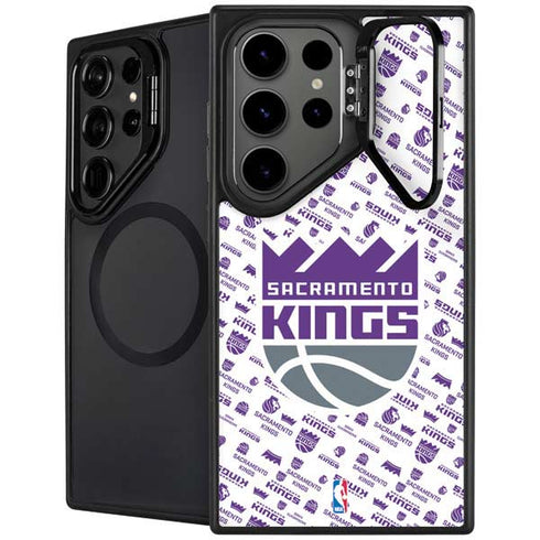 NBA Sacramento Kings History Logo Blast Galaxy S25 Ultra Kickstand Case
