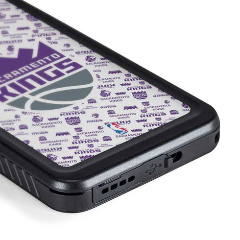 NBA Sacramento Kings History Logo Blast Galaxy S24 Waterproof Case