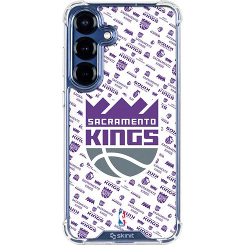 NBA Sacramento Kings History Logo Blast Galaxy S25 Clear Case