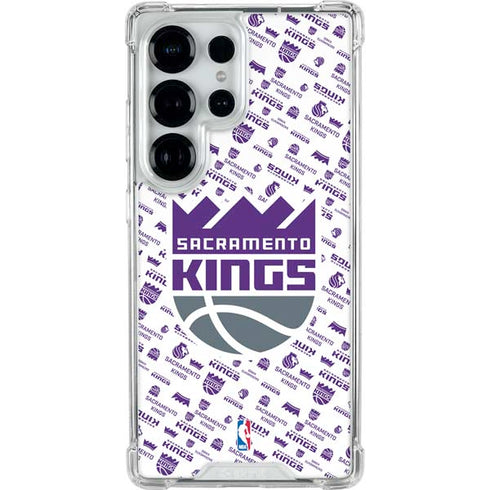 NBA Sacramento Kings History Logo Blast Galaxy S25 Ultra Clear Case